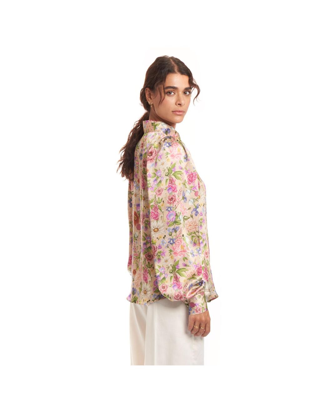 Sofia Tsereteli Pink Garden Treasure Blouse