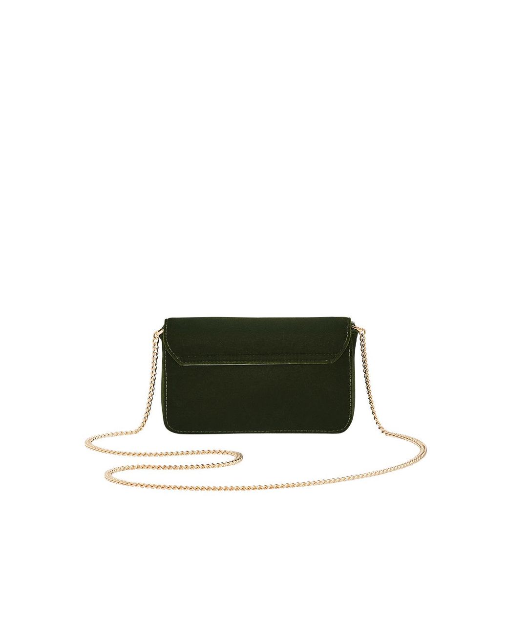Fable England Green Sophia Wren Embroidered Occasion Bag