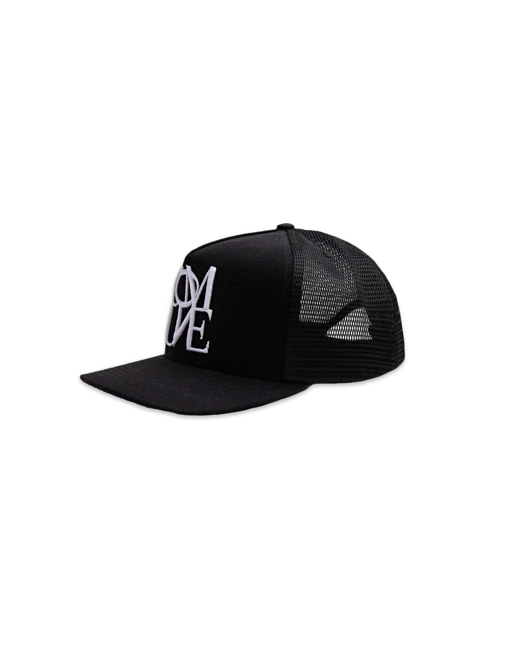 Comune Black Stack Trucker Hat for men