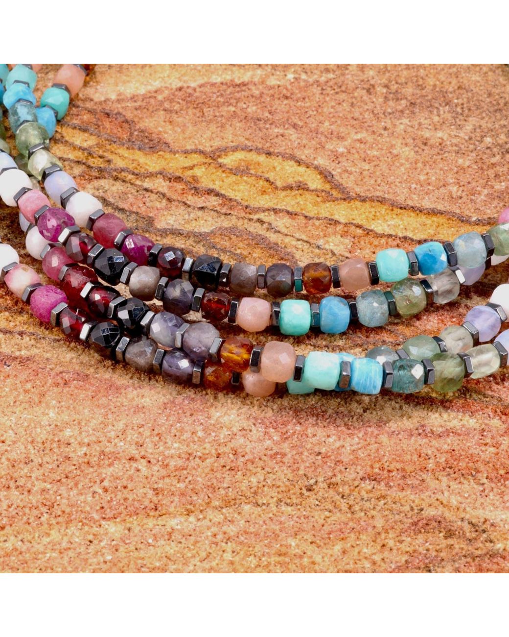 Mineralgems•Studio Blue Gemstone Bracelet for men