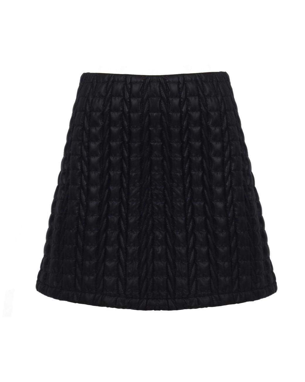 Mirimalist Black Puff Mini Skirt