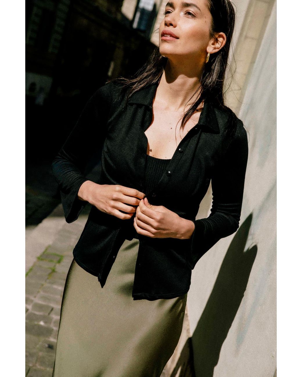 AVANI Apparel Black Mélisse Top