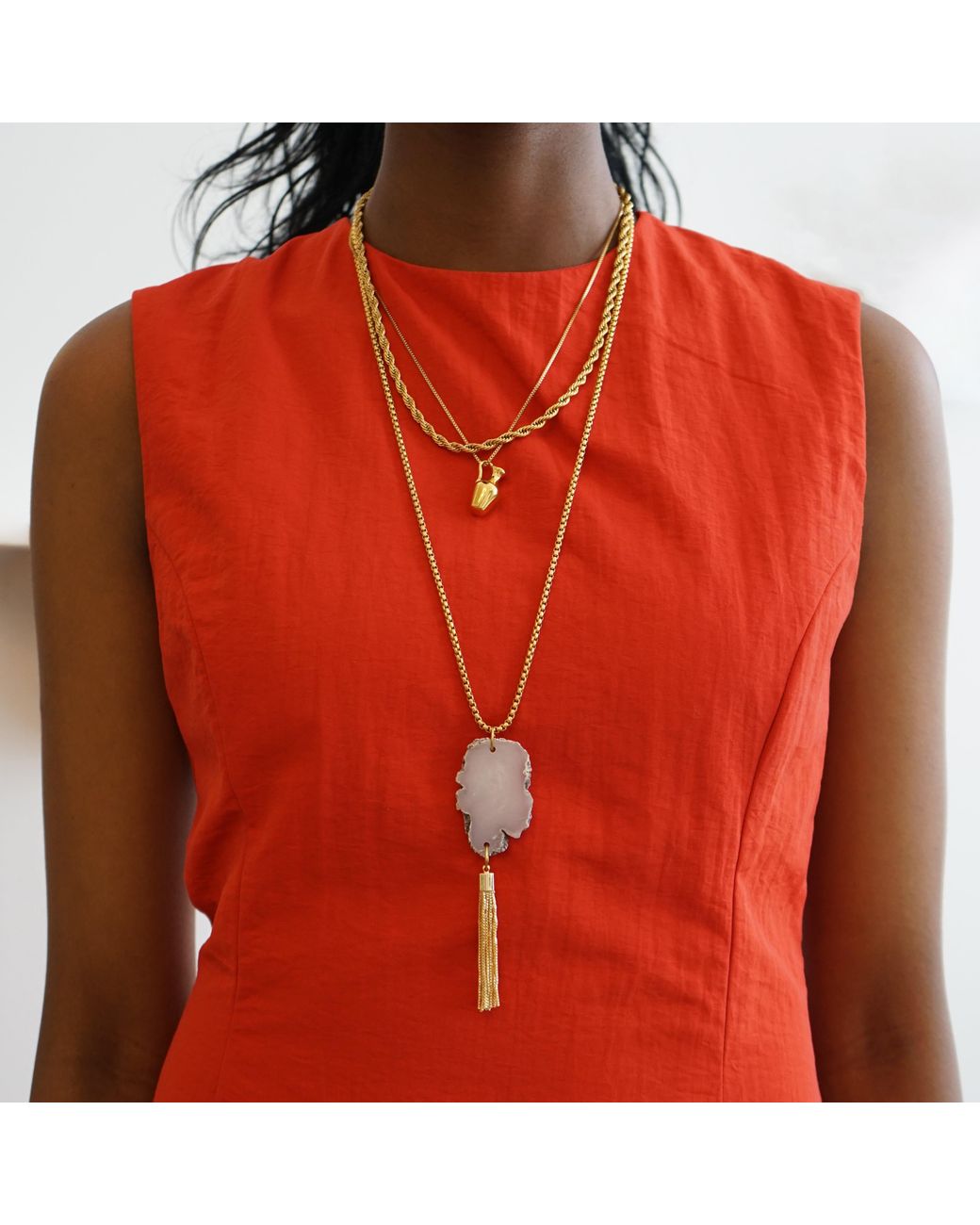 Smilla Brav Metallic Necklace Liebeskelch