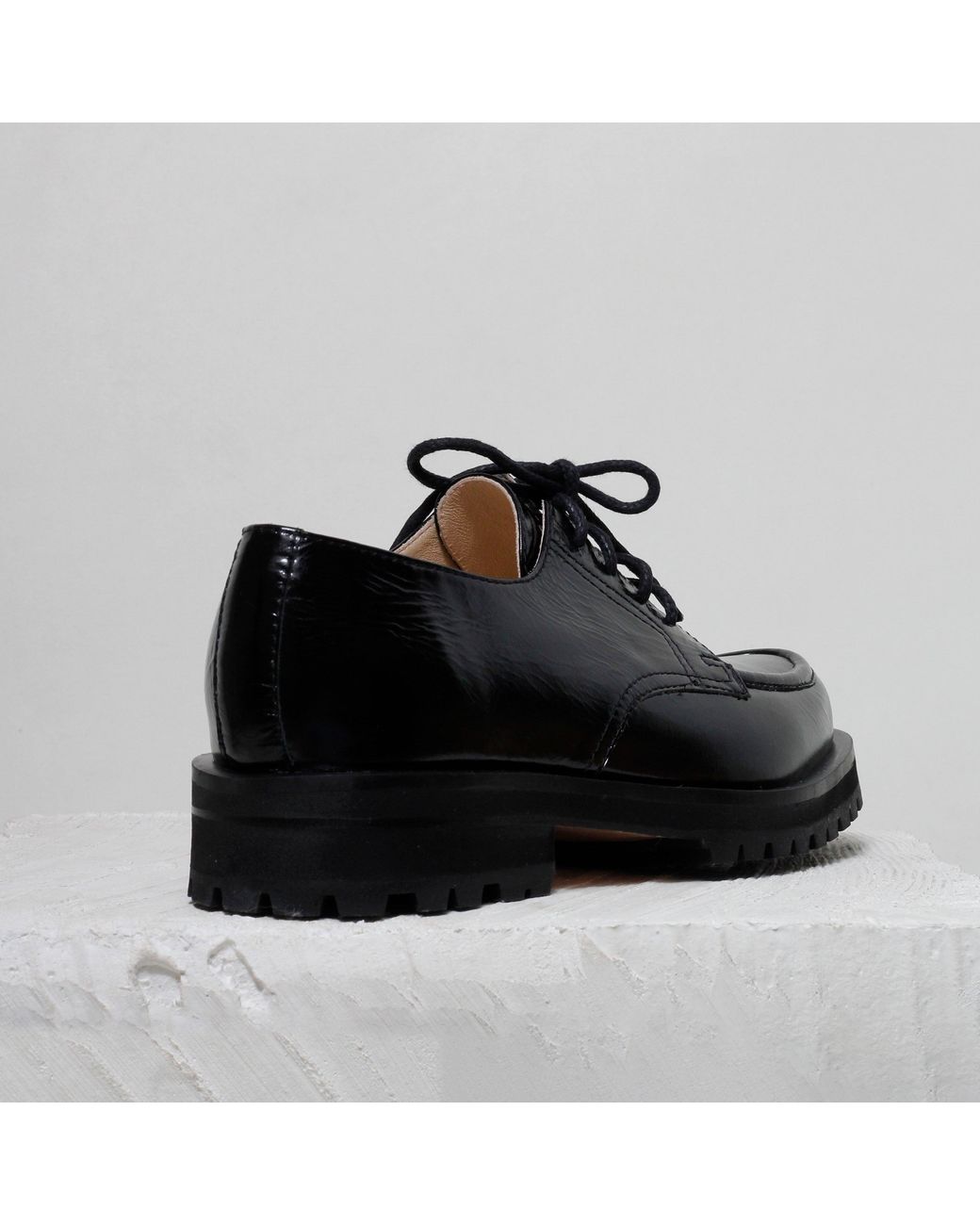 Mafalda Black Catarina Patent Loafer
