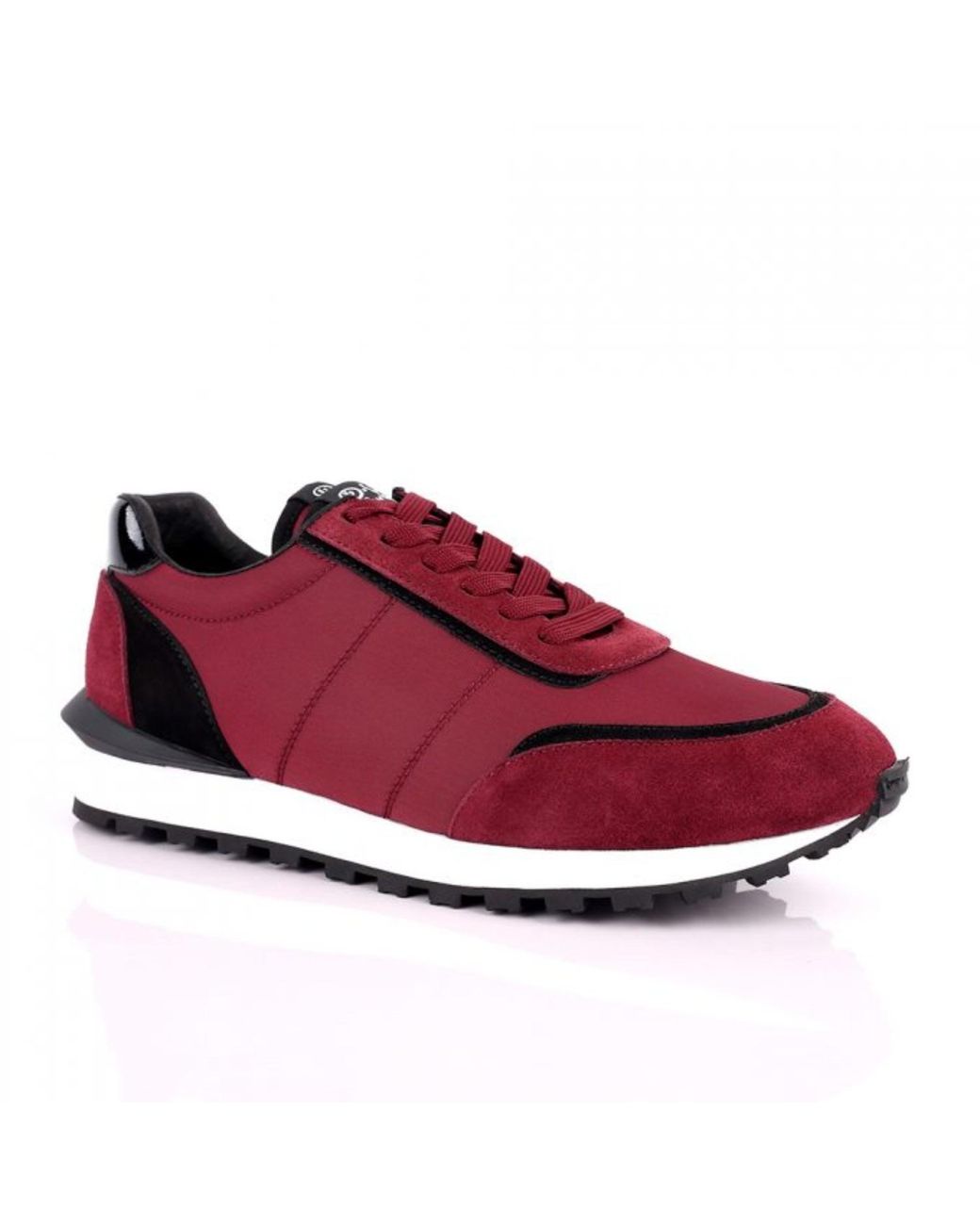 DAVID WEJ Red Boston Smart Trainers for men