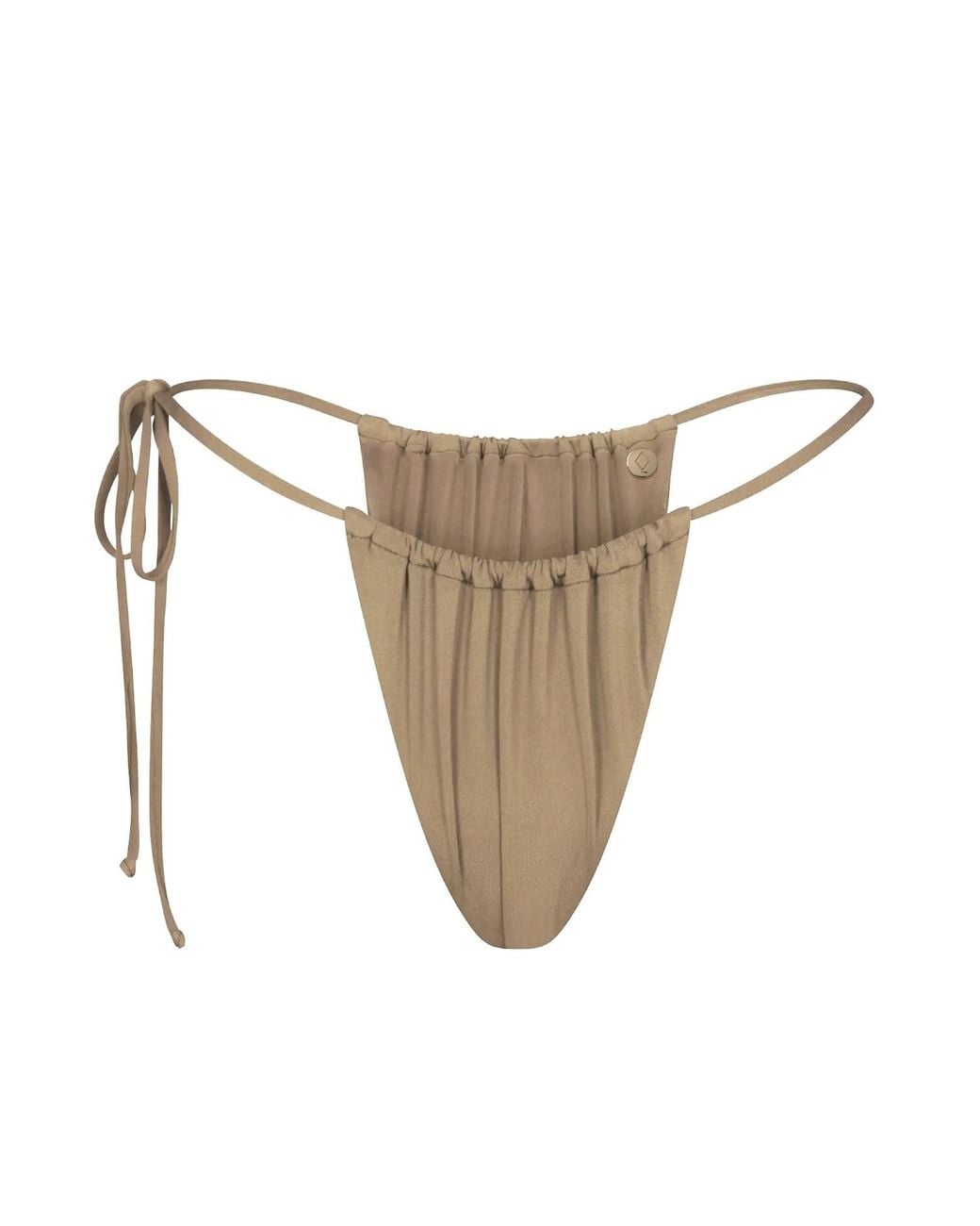 Marquise Swim White Bikini Bottom Canvas String