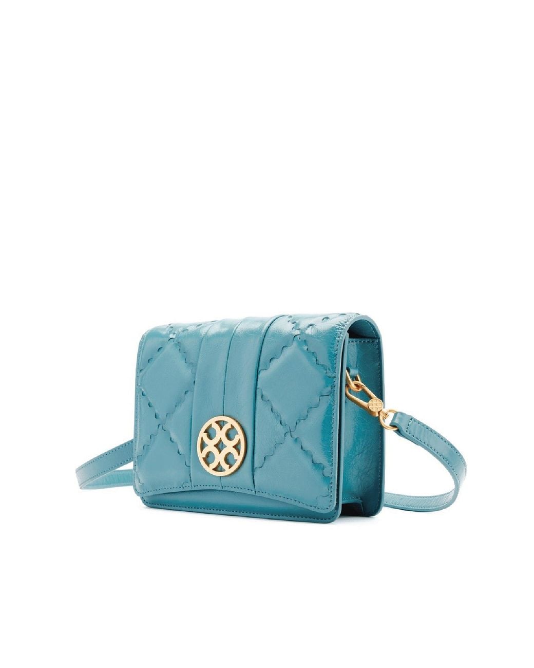 Orange Cube Blue Mosaic Diamond Crossbody Bag