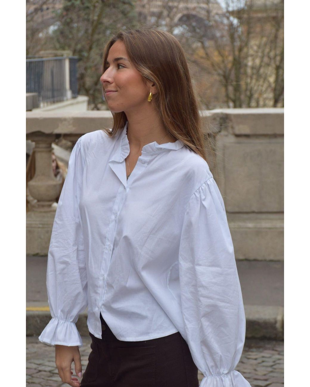 Mind Traveler White Bella Blouse