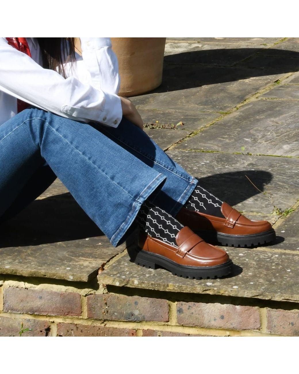 Peper Harow - Made in England Black Beads Socks –