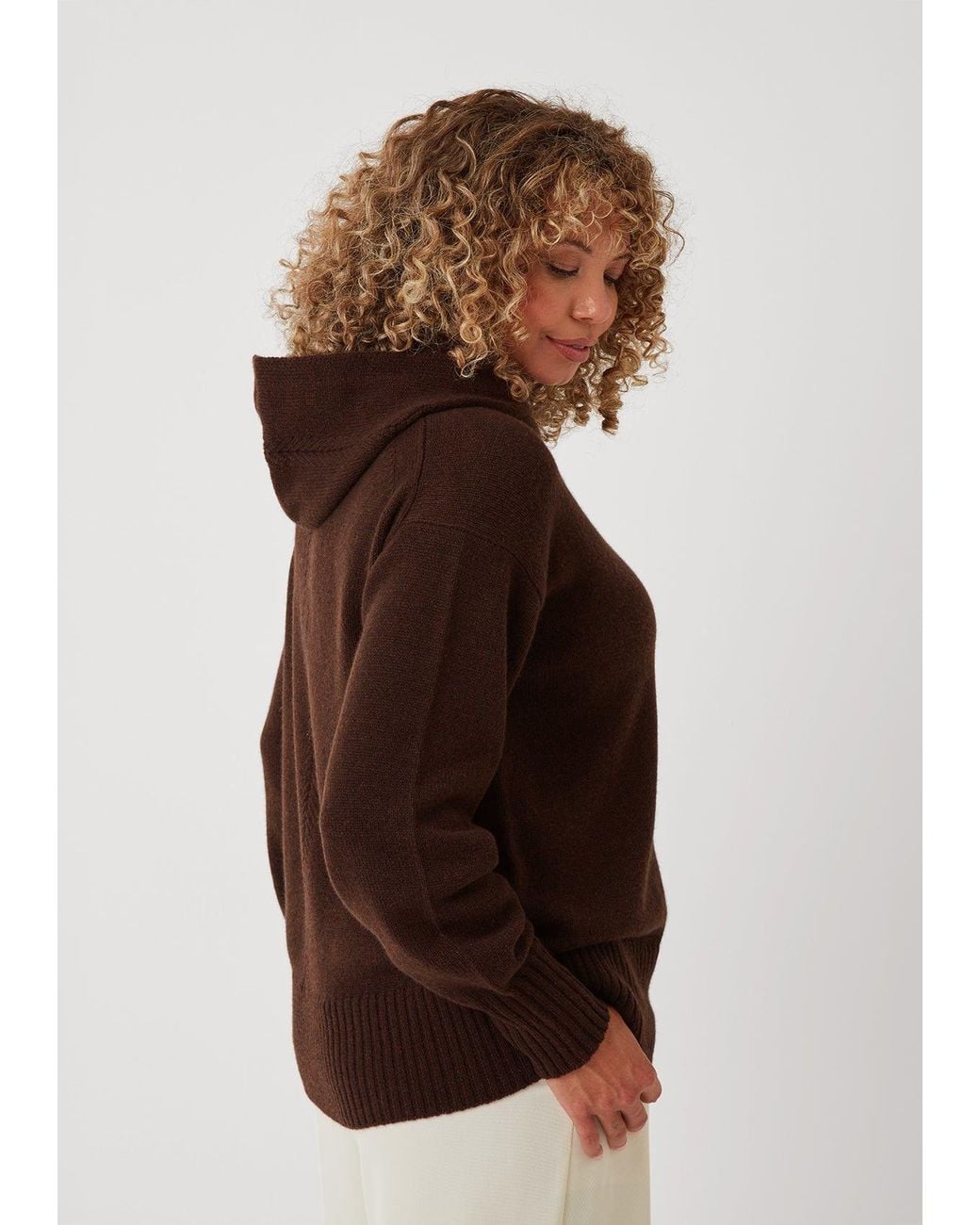 Loop Cashmere Brown The Ultimate Luxe Crew