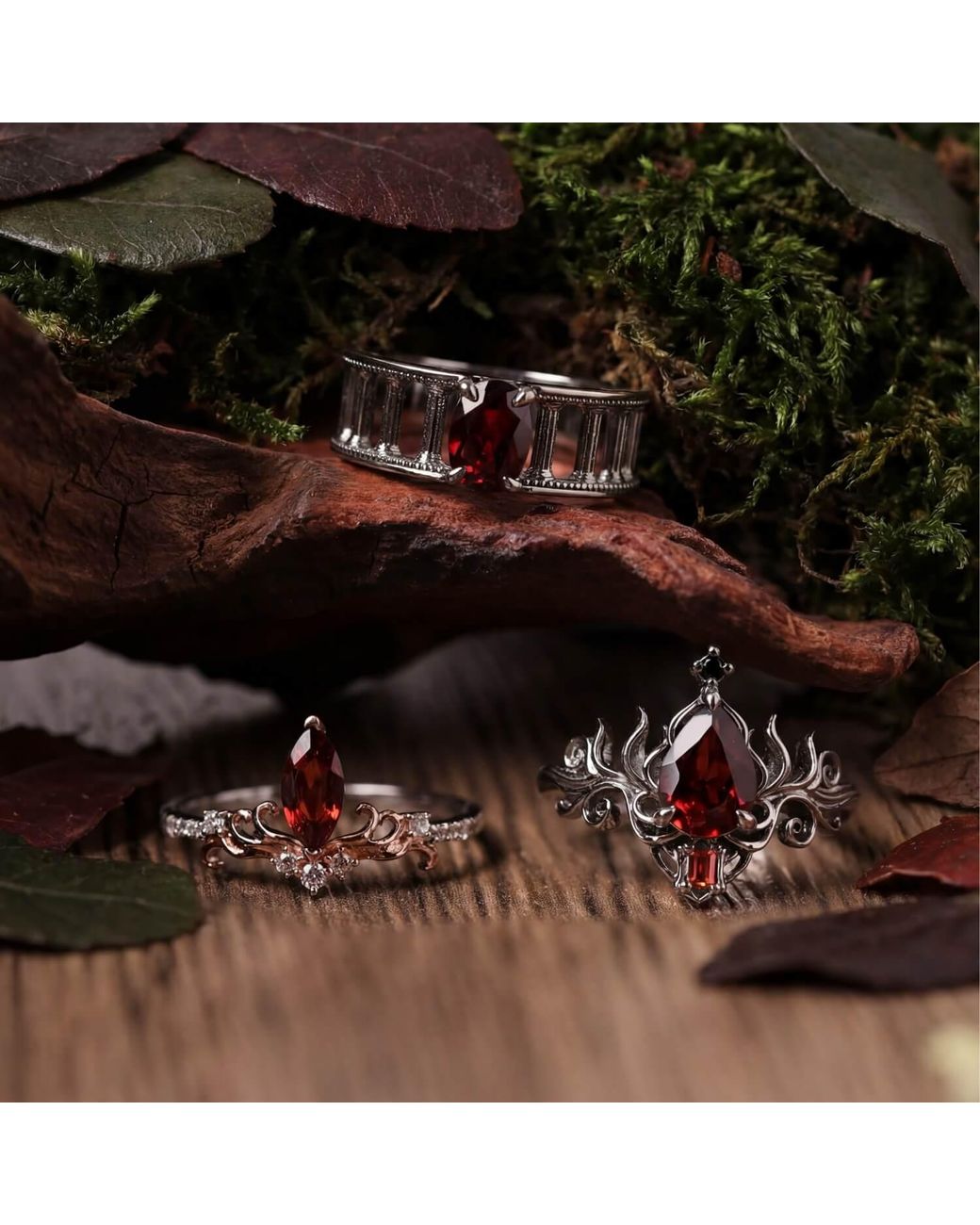 Azura Jewelry New York Pink Ring Of Fire Vermeil