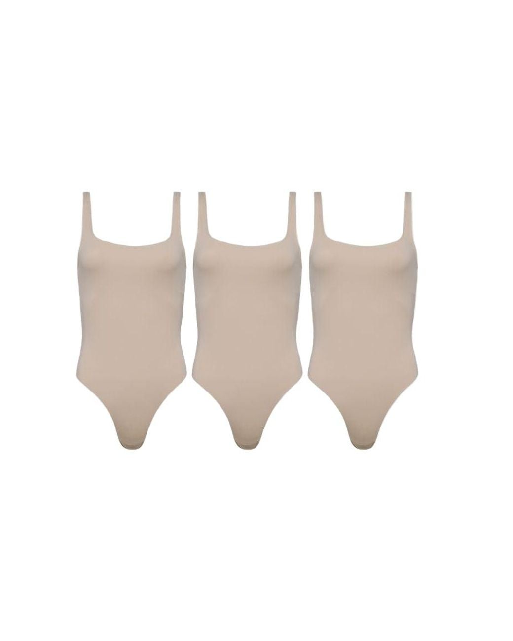 JIV ATHLETICS White Neutrals The Sculpt Bodysuit Bundle