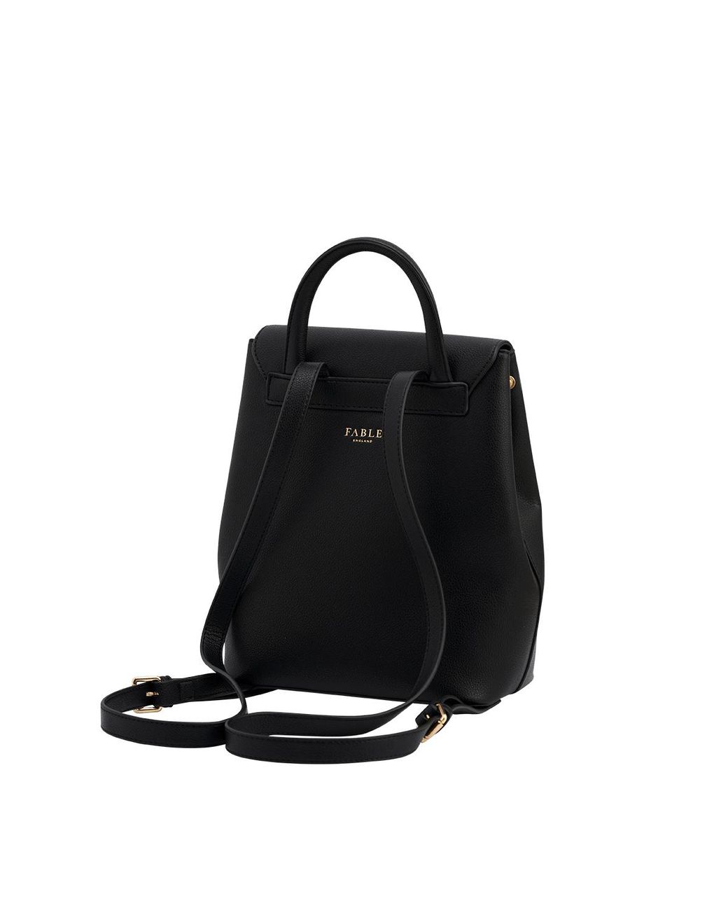 Fable England Black Laura Small Backpack