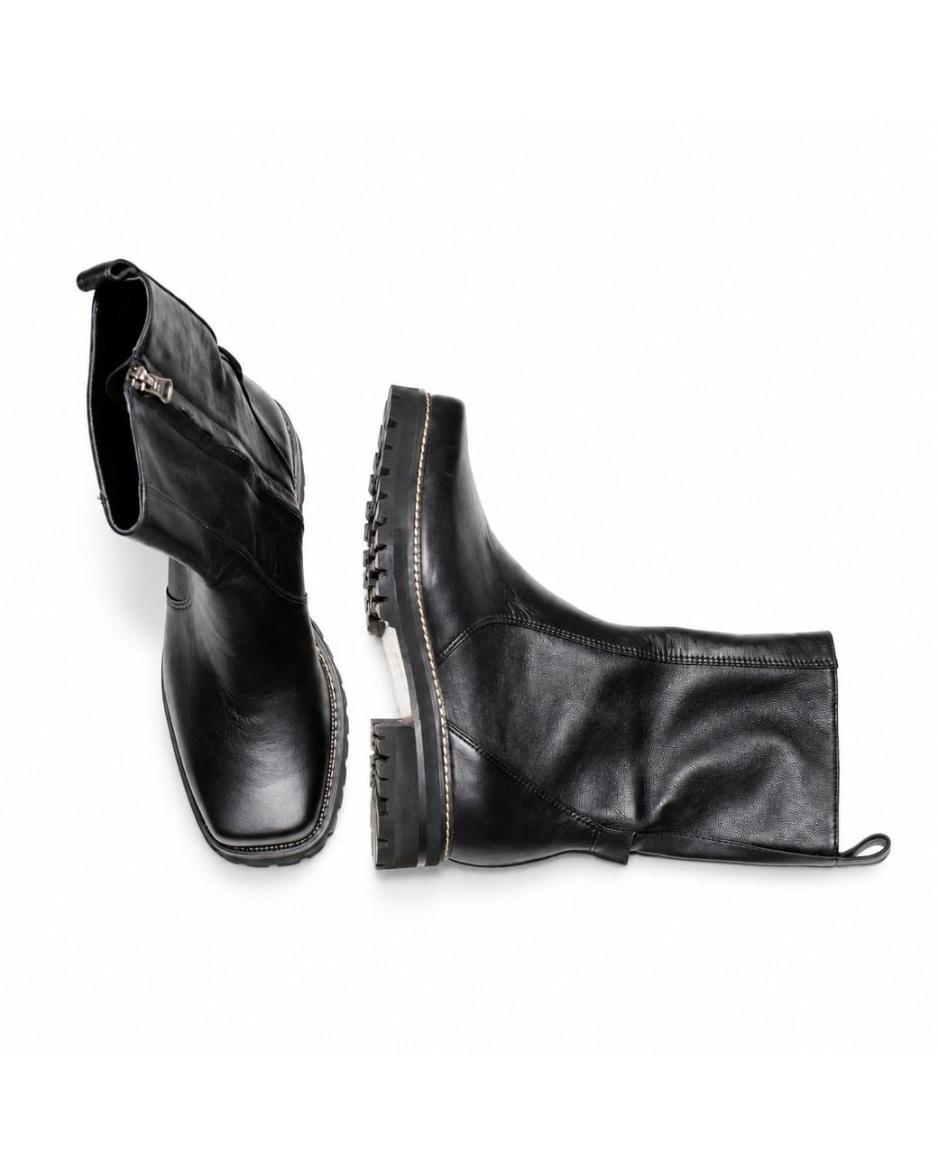 Mafalda Black Isis Mid Calf Boots