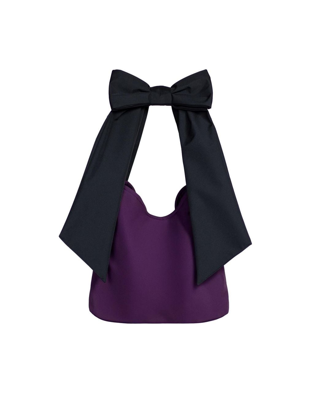RainSisters Purple Sugar Plum Bow Tote Bag