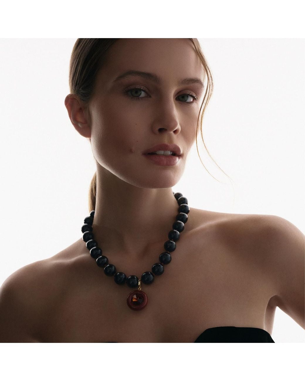 Saule Label Black Lola Onyx Necklace