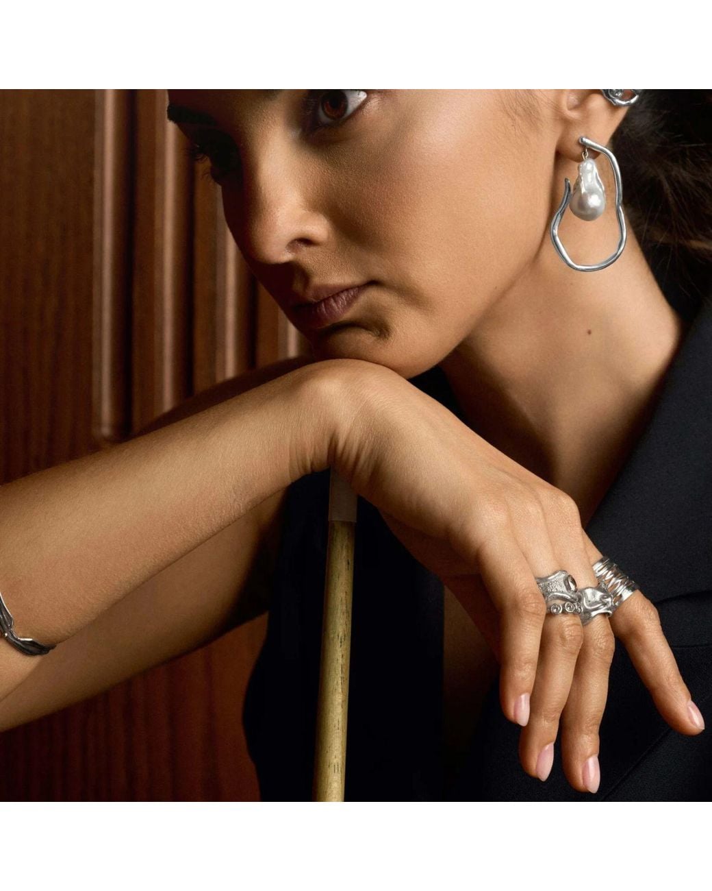 Saras Fine Jewellery Metallic Luna Flow