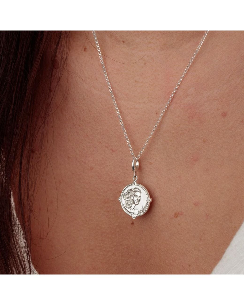 Lily Charmed Metallic Sterling Goddess Of And Mothers Hera Charm Necklace
