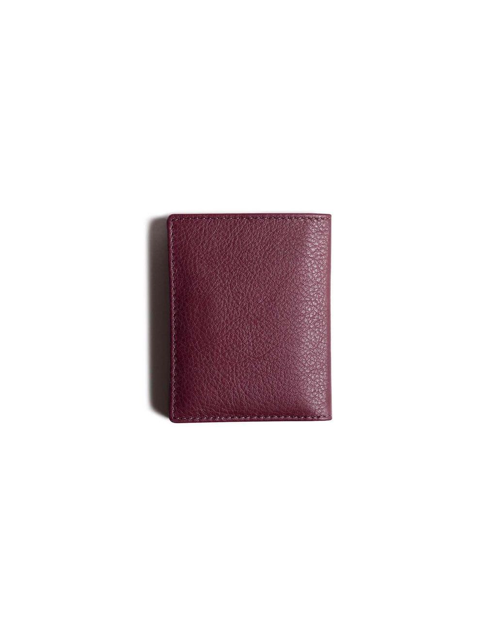 Harber London Red Rfid Card Wallet for men