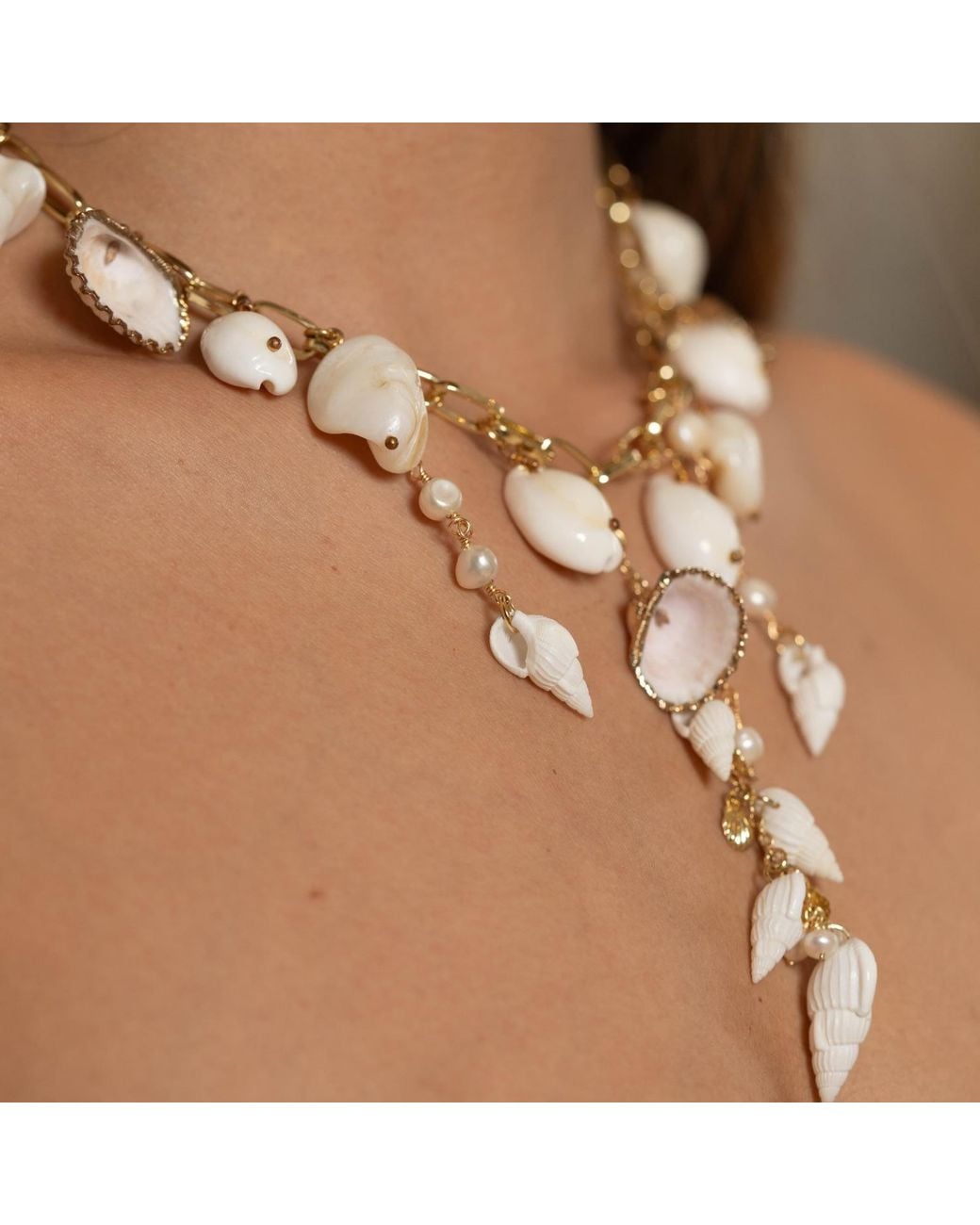 Lalinde Metallic Neutrals Jewel Of The Sea