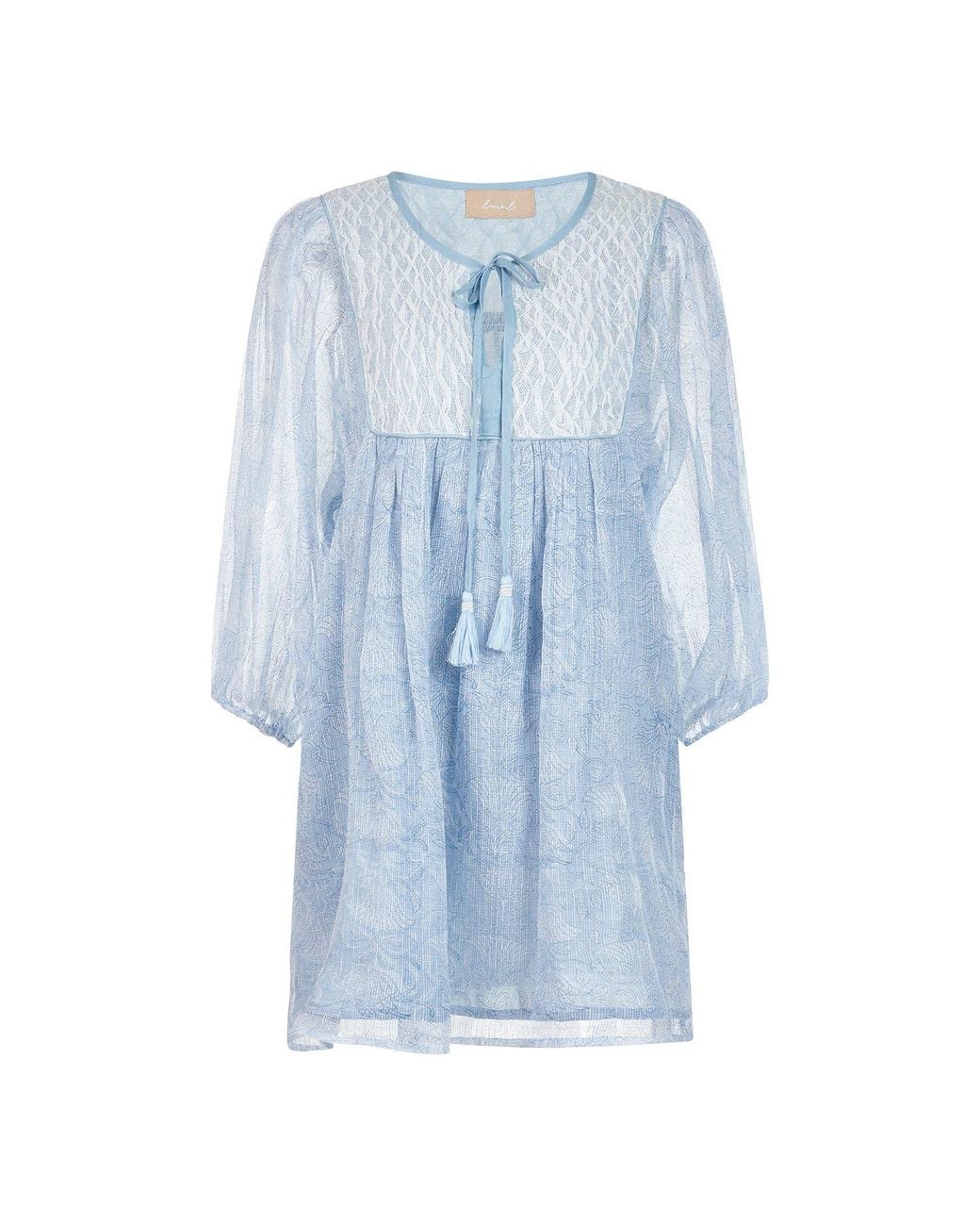 Liminal Blue Nora Tunic Dress