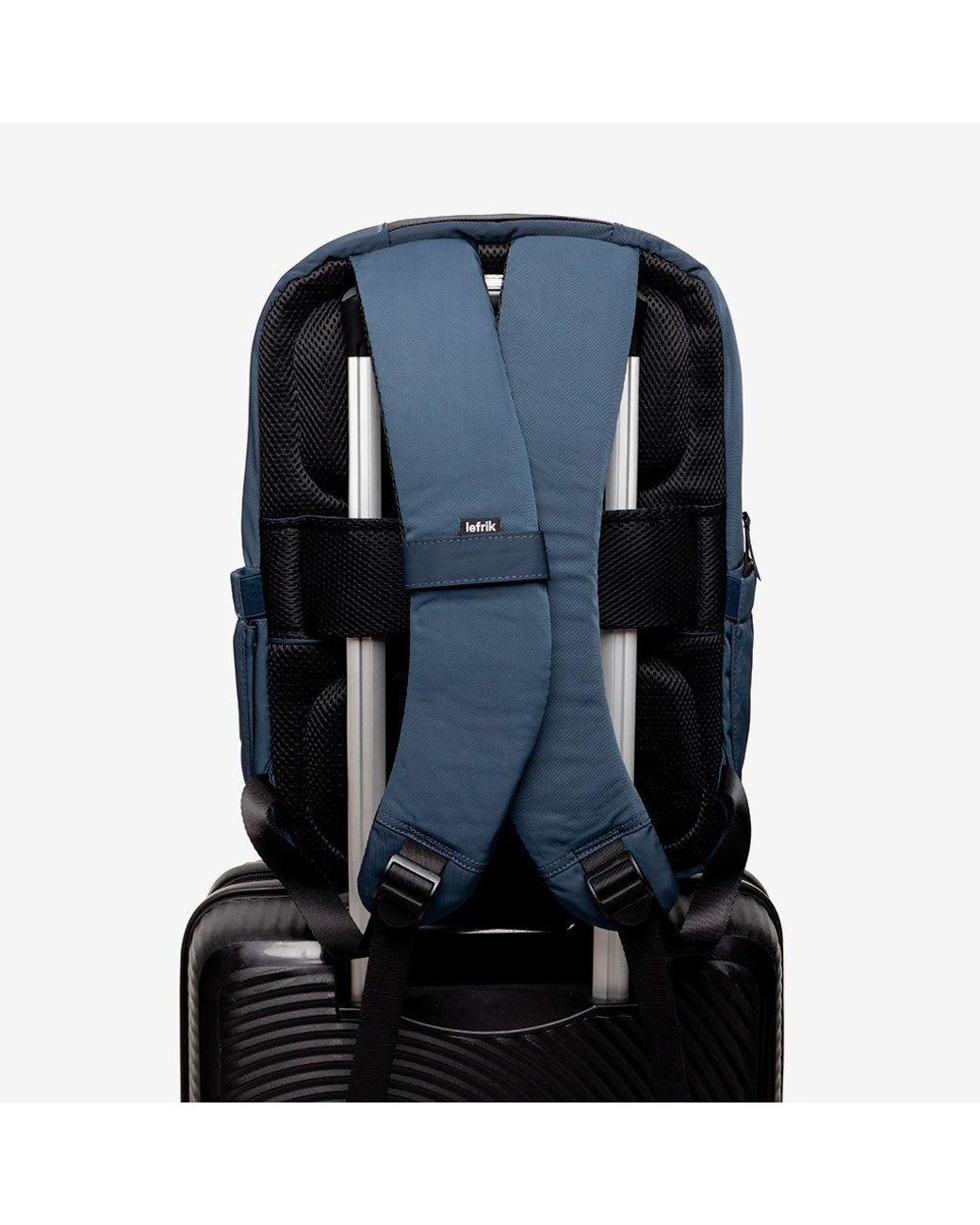 Lefrik Blue One Hundred One Backpack for men