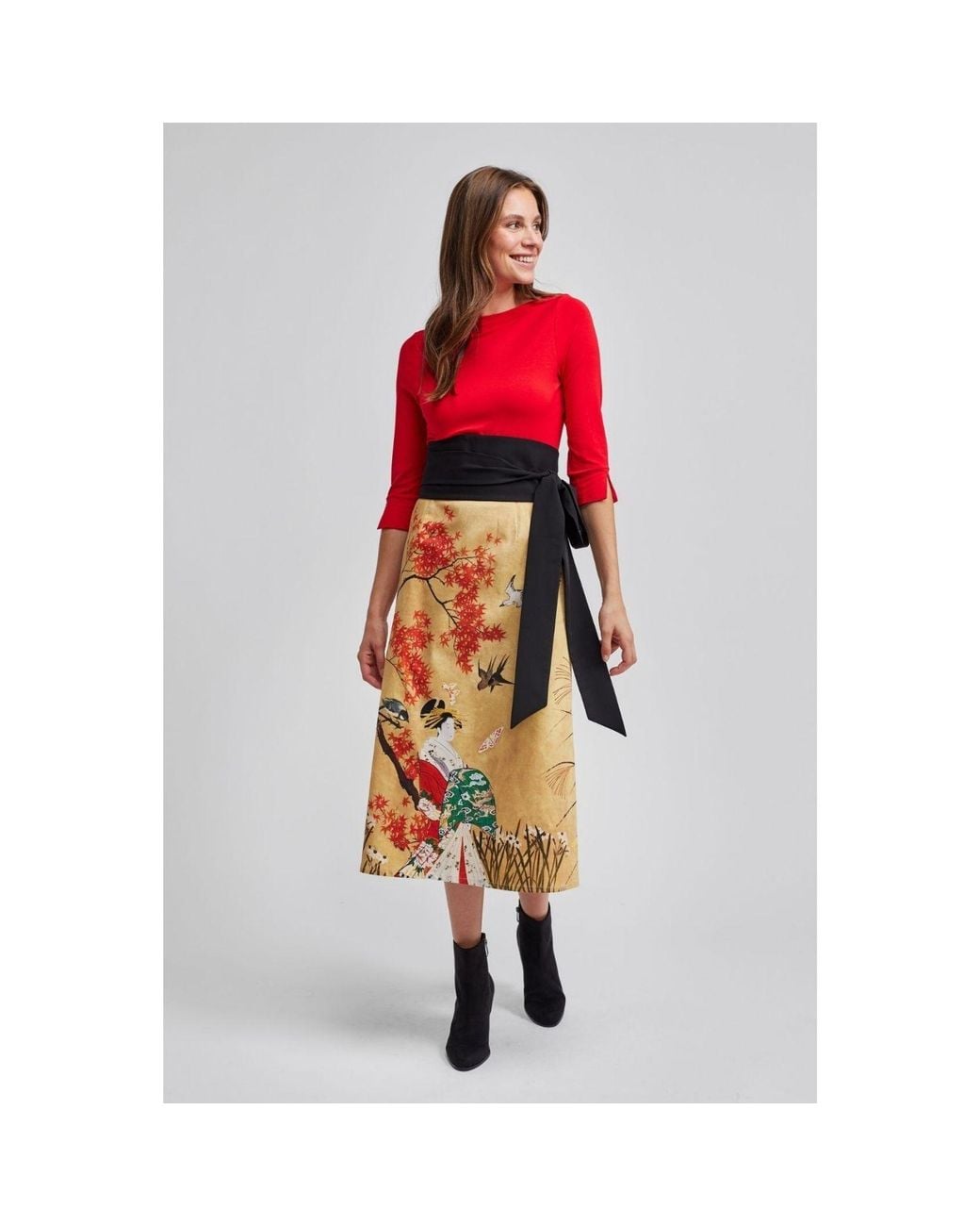 Marianna Déri Orange Geisha Skirt