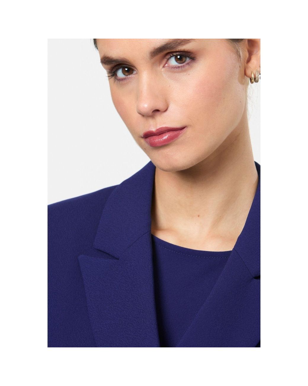 Helen Mcalinden Blue Victoria Ink Coat