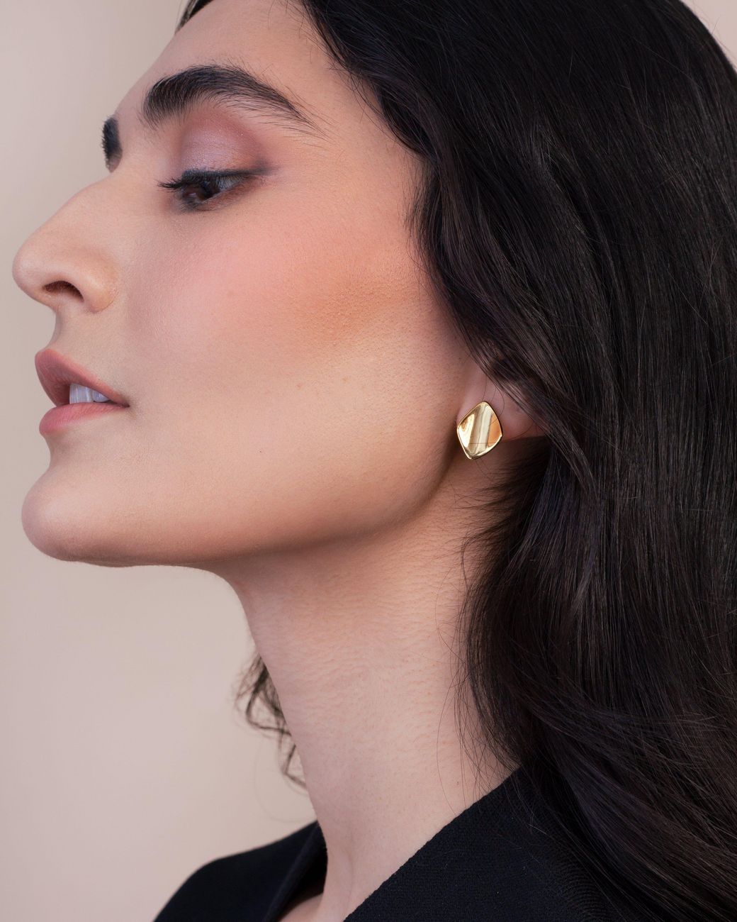 Zynnia Collective Metallic Vesta Studs
