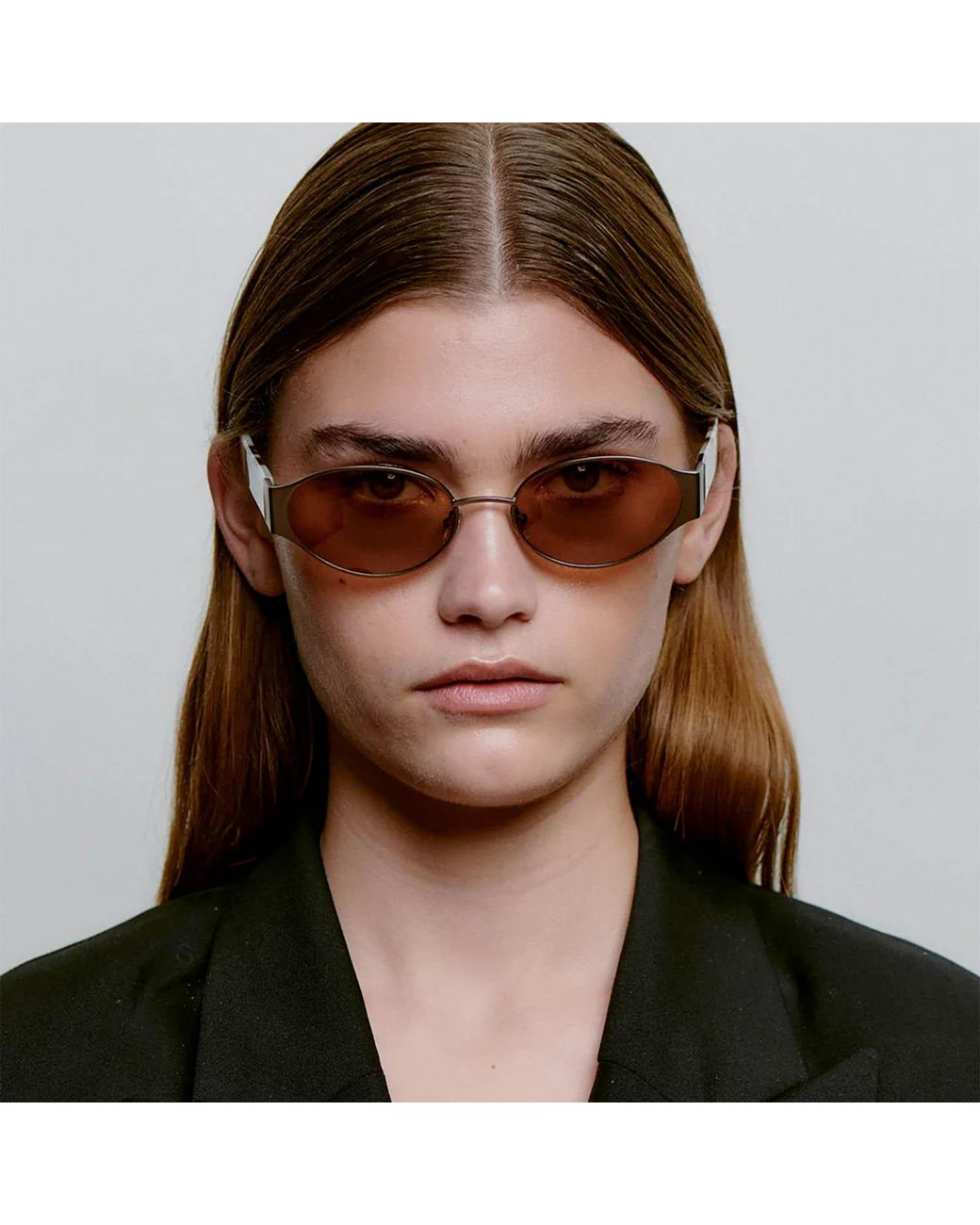 A.Kjærbede Brown Bella Sunglasses Matte Cookie Dough