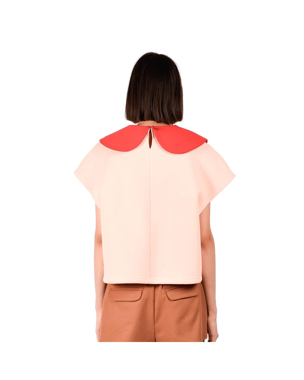 Ioana Ciolacu Pink Powder Orchid Top