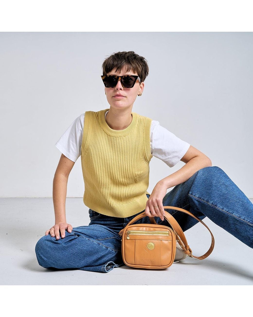 Milla Von Cosy Brown Crossbody Bag Vibe