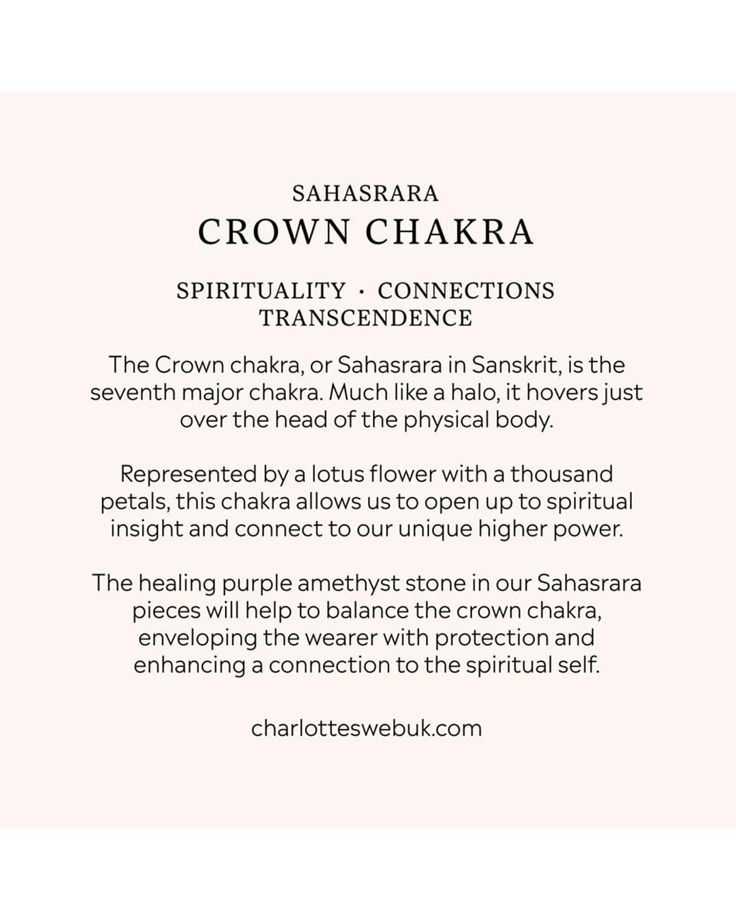 Charlotte's Web Jewellery Metallic Crown Chakra Necklace