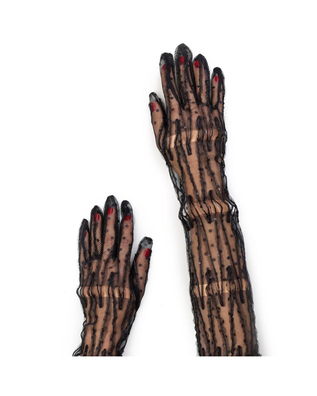 Azima Musayeva Black Cleo Gloves