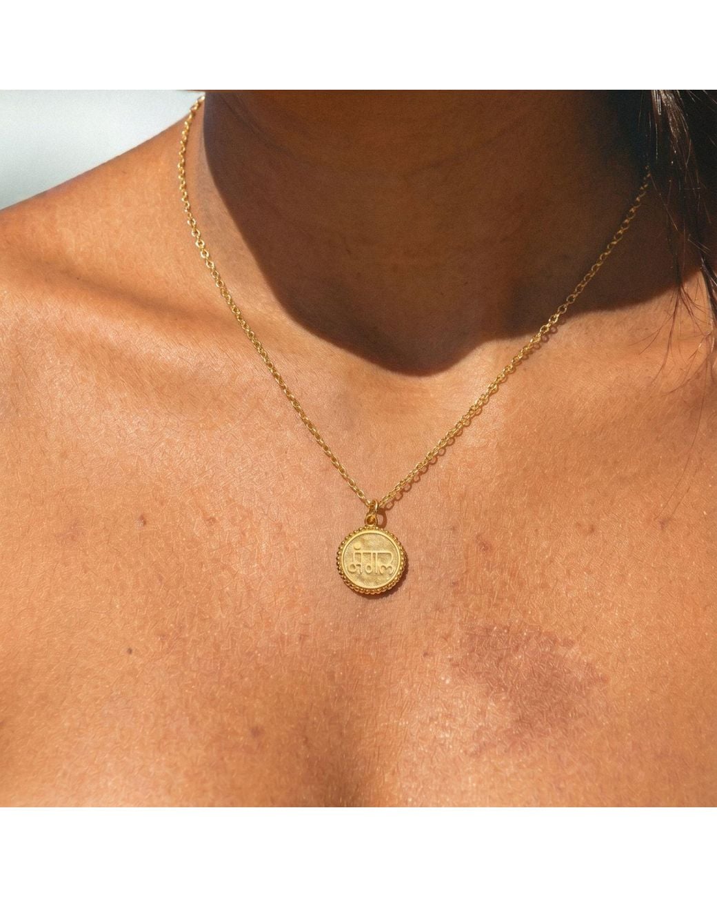 With Love Darling Metallic Mangal Necklace