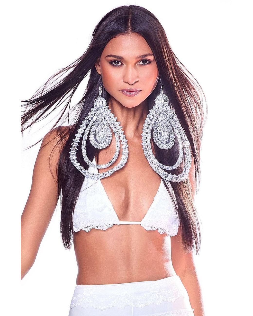 Harmonia Ny White Cloud Nine Harmonia X Kikiriki Lace Bikini Top