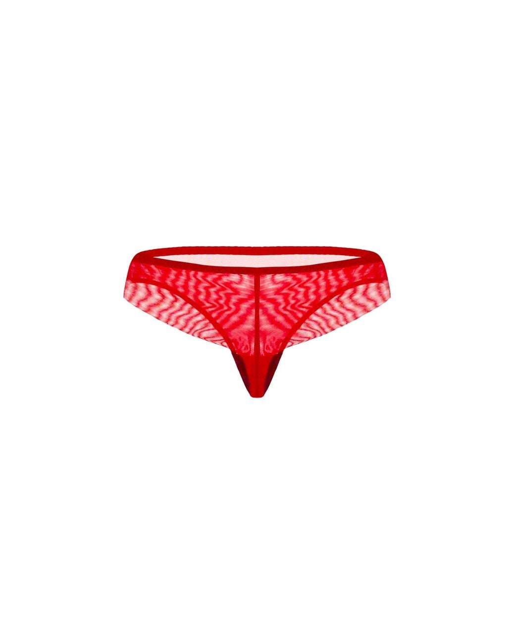 Zhilyova Red Unnamed Thong