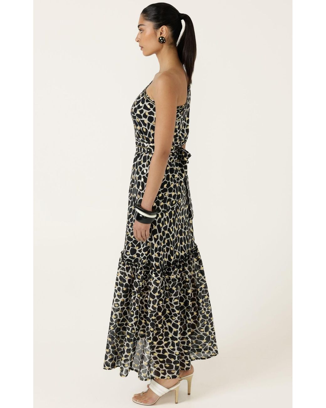 SACHA DRAKE Black Daria Maxi Dress