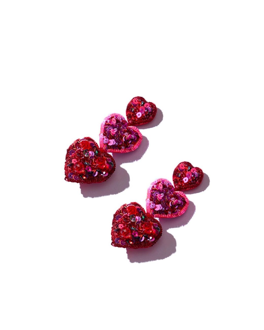 Simitri Red Dil Earrings