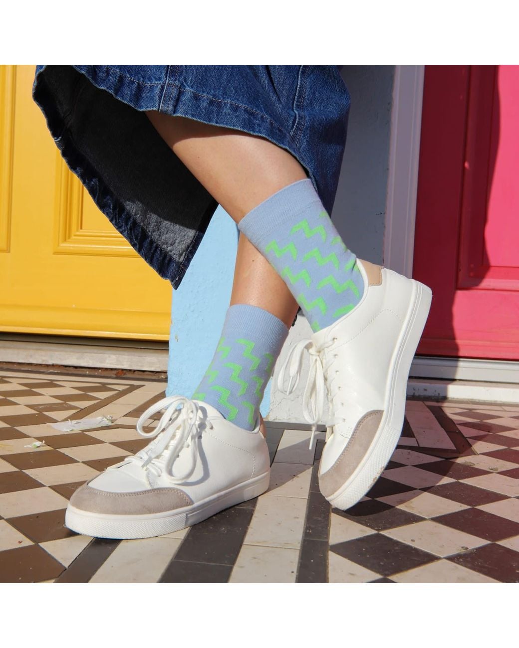 Peper Harow - Made in England Blue Organic Socks Bundle –