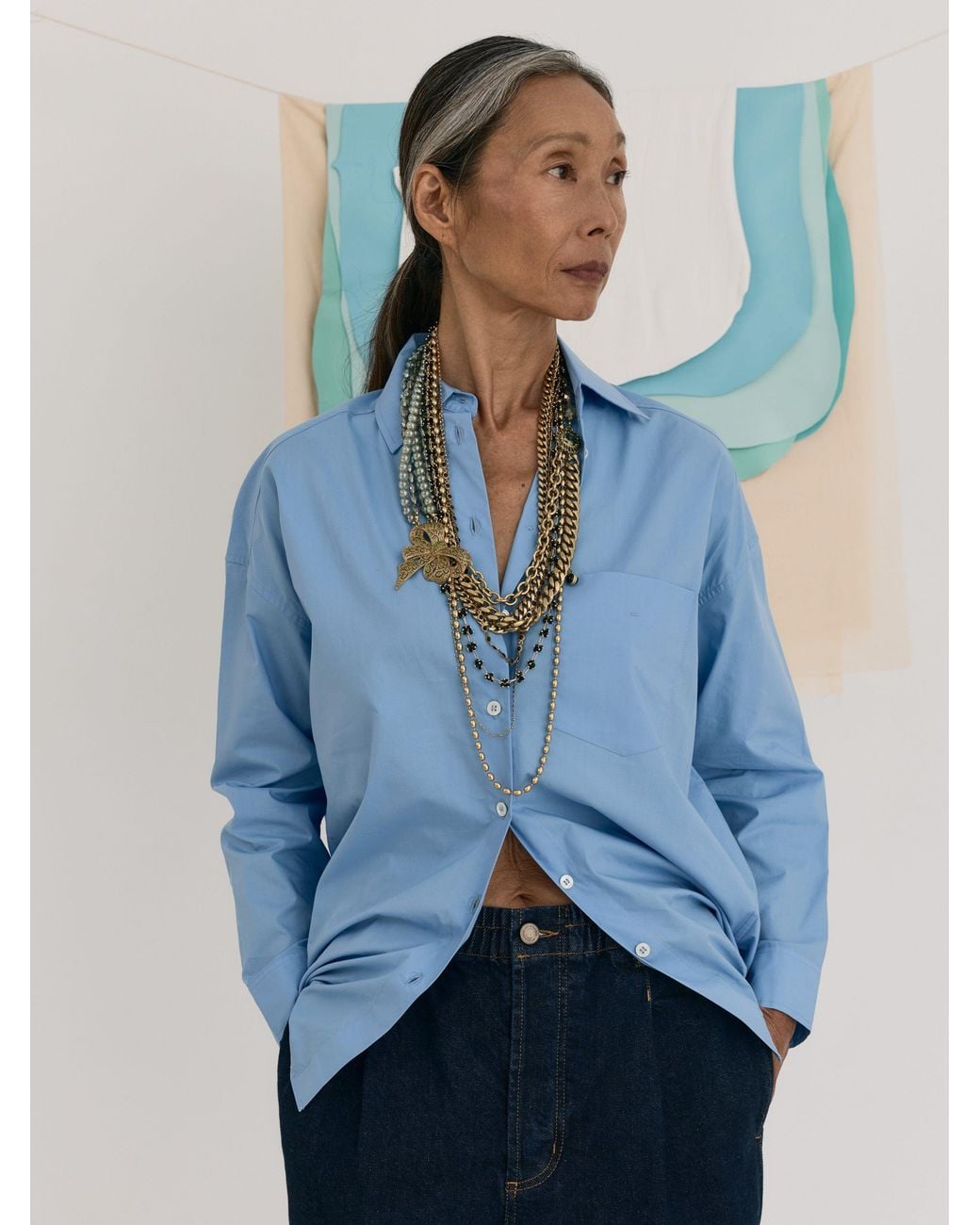 Sita Nevado White Lazo Necklace