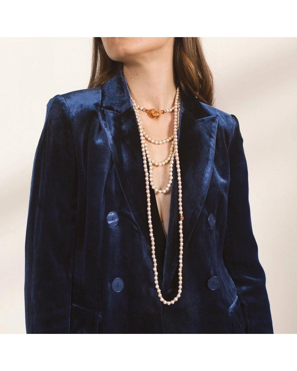 Corso Jewelry White Malvina Necklace