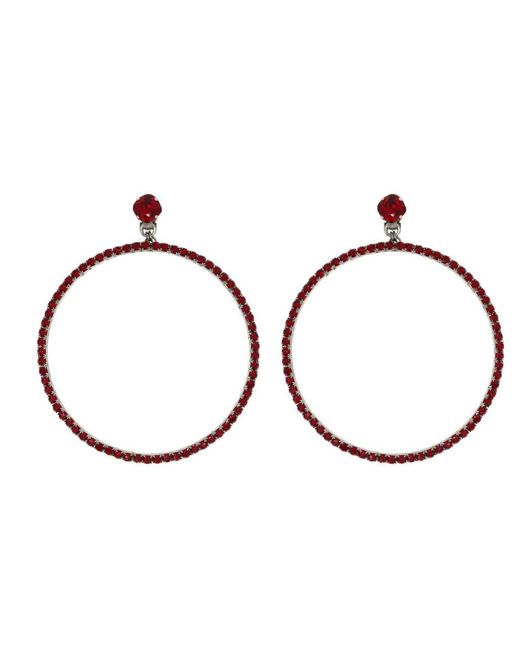 Vicki Sarge Black The Jumbo Hoop Earrings