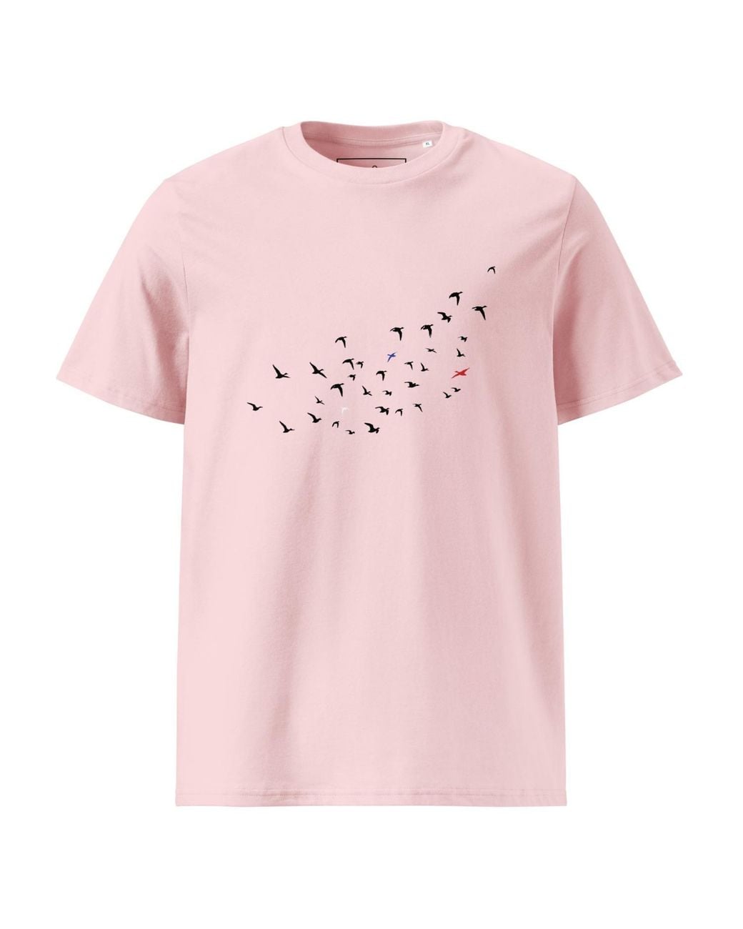 Anchor and Crew Pink Cotton Birds Where's William Going? Organic Cotton T-Shirt