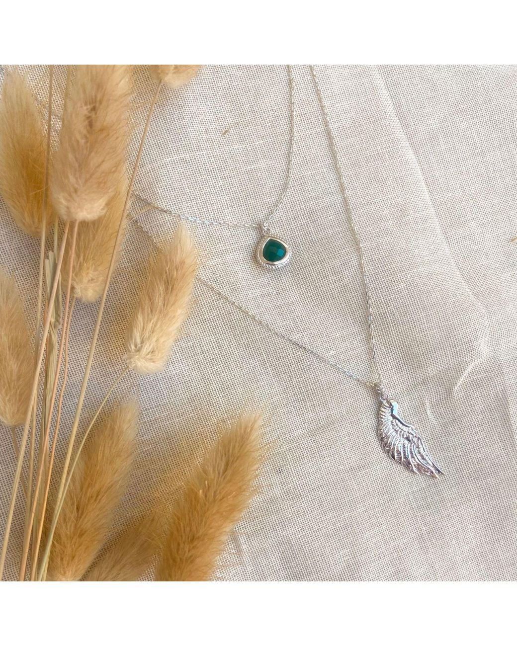 Seven Saints Metallic Archangel Raphael Angel Of Healing Necklace