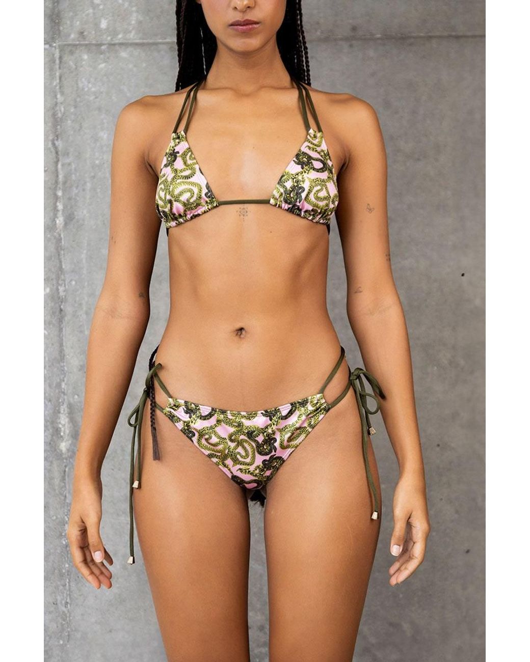 Monzlapur New York Black Serpent Bikini