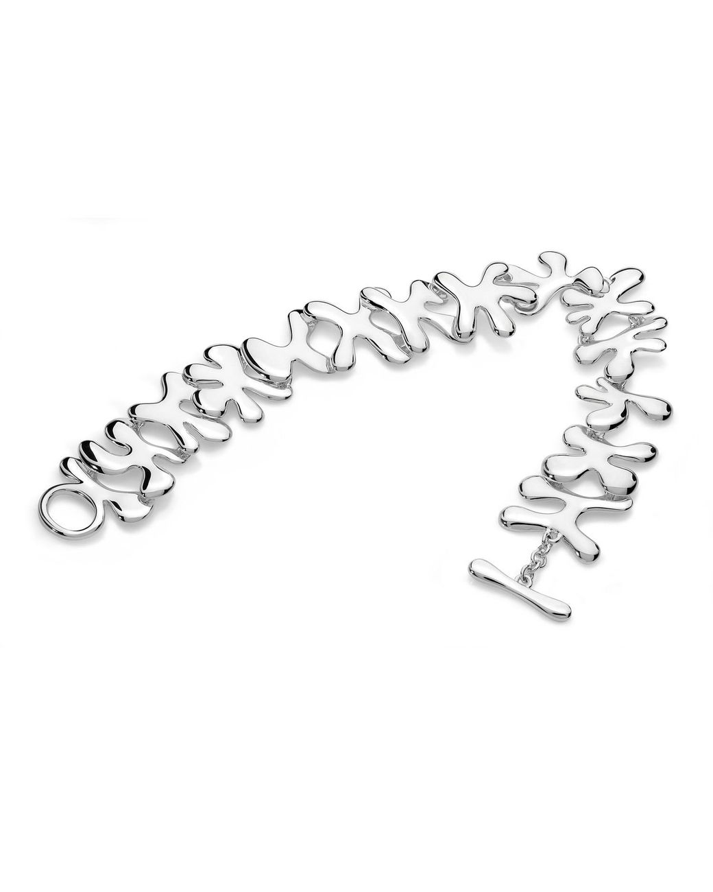 Lucy Quartermaine Metallic Solid Sterling Splash Bracelet