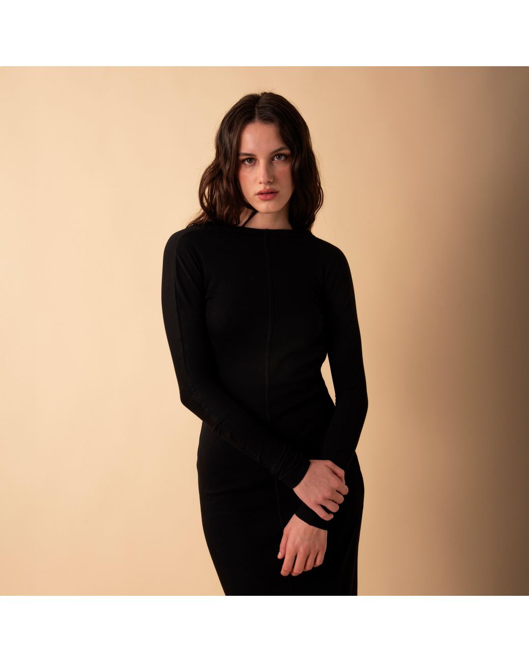 The Ethos Studio Black Sarah Dress