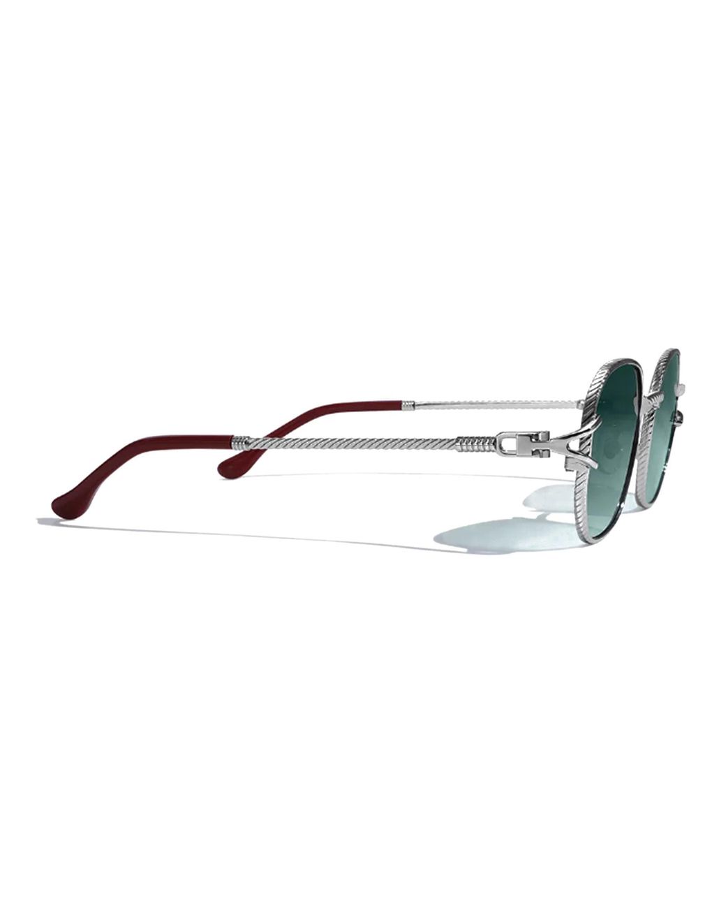 Cossimo Green Sarcelle En Cote Metal Sunglasses