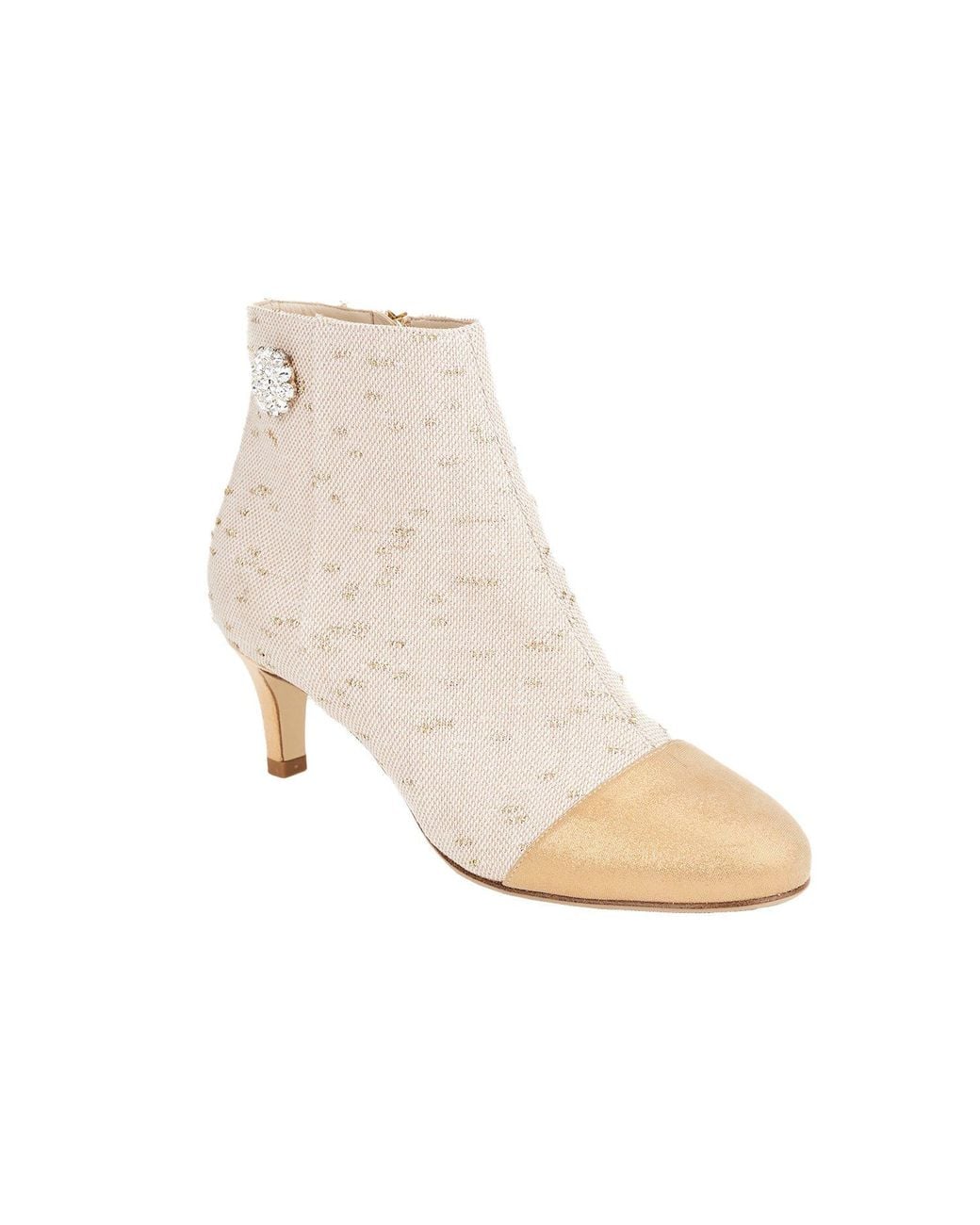 Moon D'elle Natural Neutrals Eclisse Ankle Boots